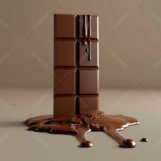 Barra de chocolate na vertical 9