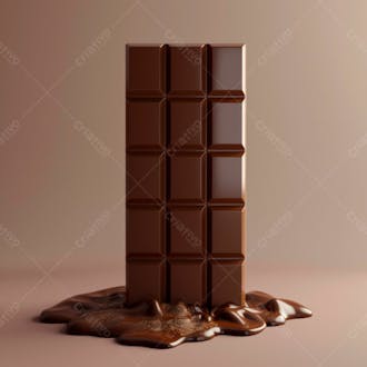 Barra de chocolate na vertical 20