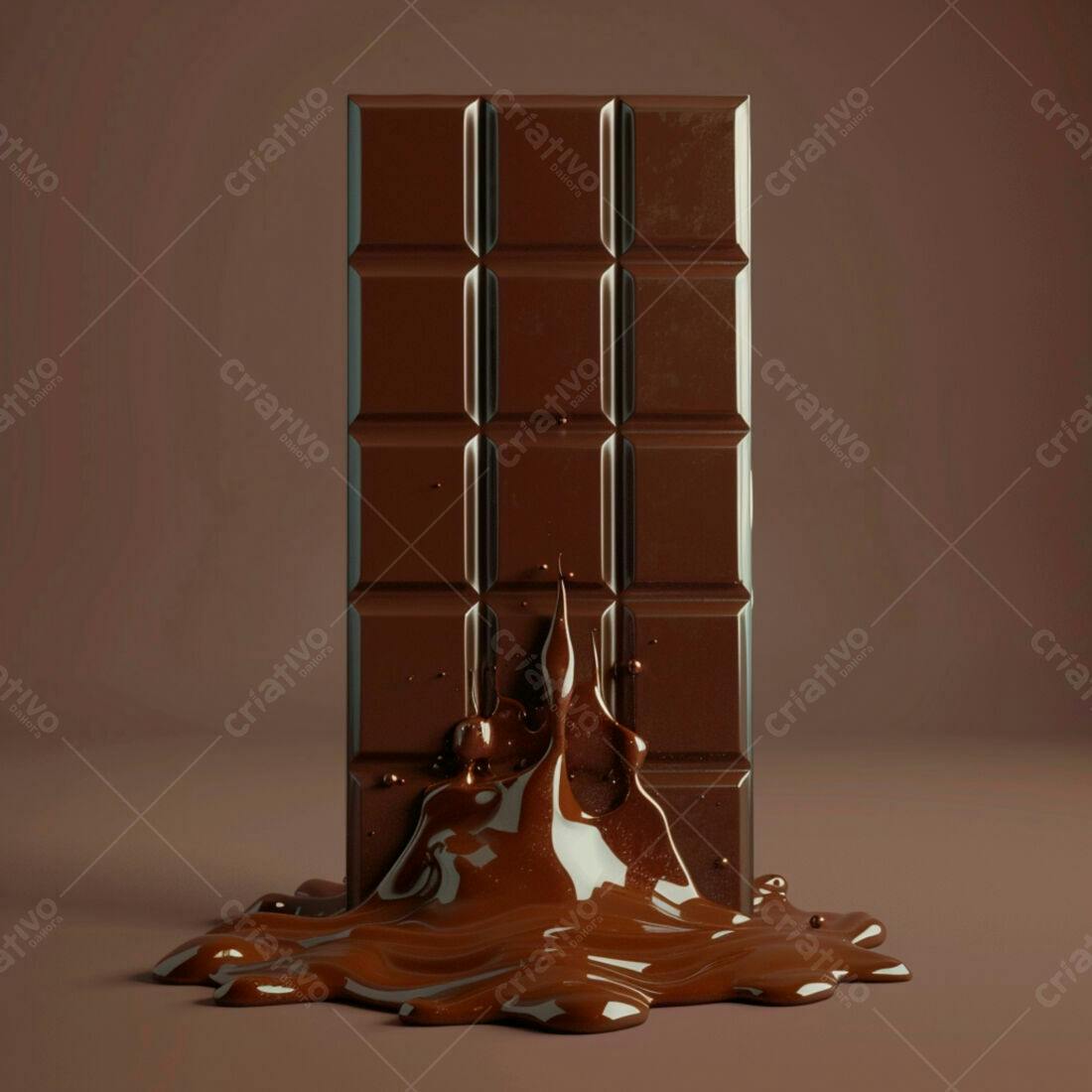 Barra de Chocolate Derretido
