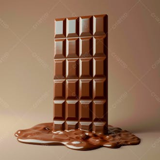 Barra de chocolate na vertical 22