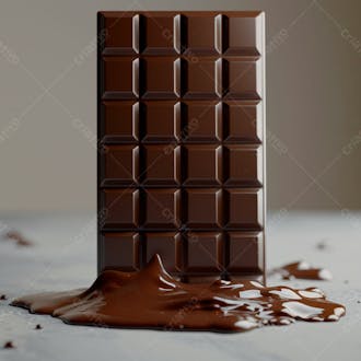 Barra de chocolate na vertical 25