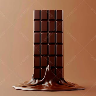 Barra de chocolate na vertical 30