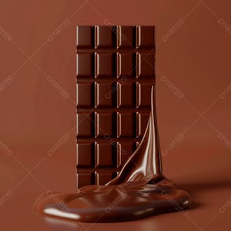 Barra de chocolate na vertical 31