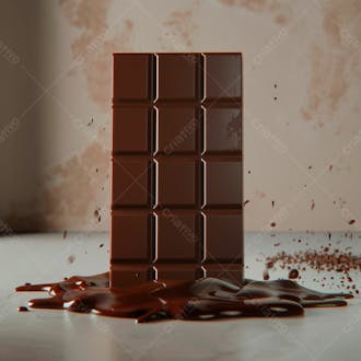 Barra de chocolate na vertical 35
