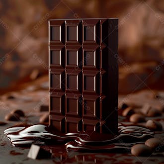 Barra de chocolate na vertical 42
