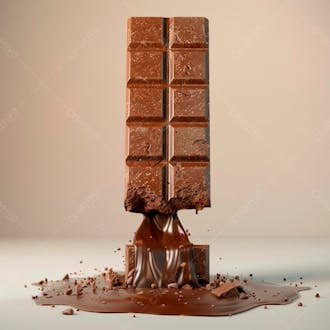 Barra de chocolate na vertical 43