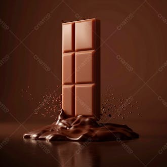 Barra de chocolate na vertical 59