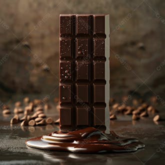 Barra de chocolate na vertical 61
