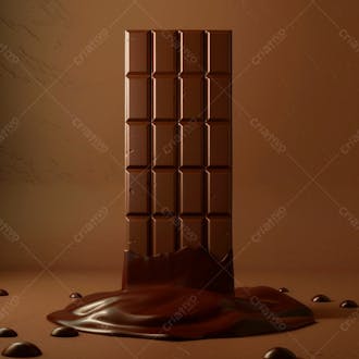 Barra de chocolate na vertical 69