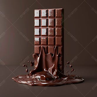 Barra de chocolate na vertical 72