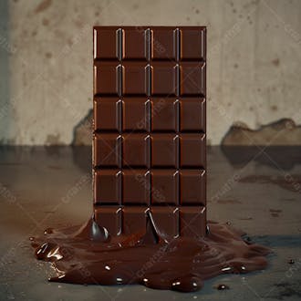 Barra de chocolate na vertical 73