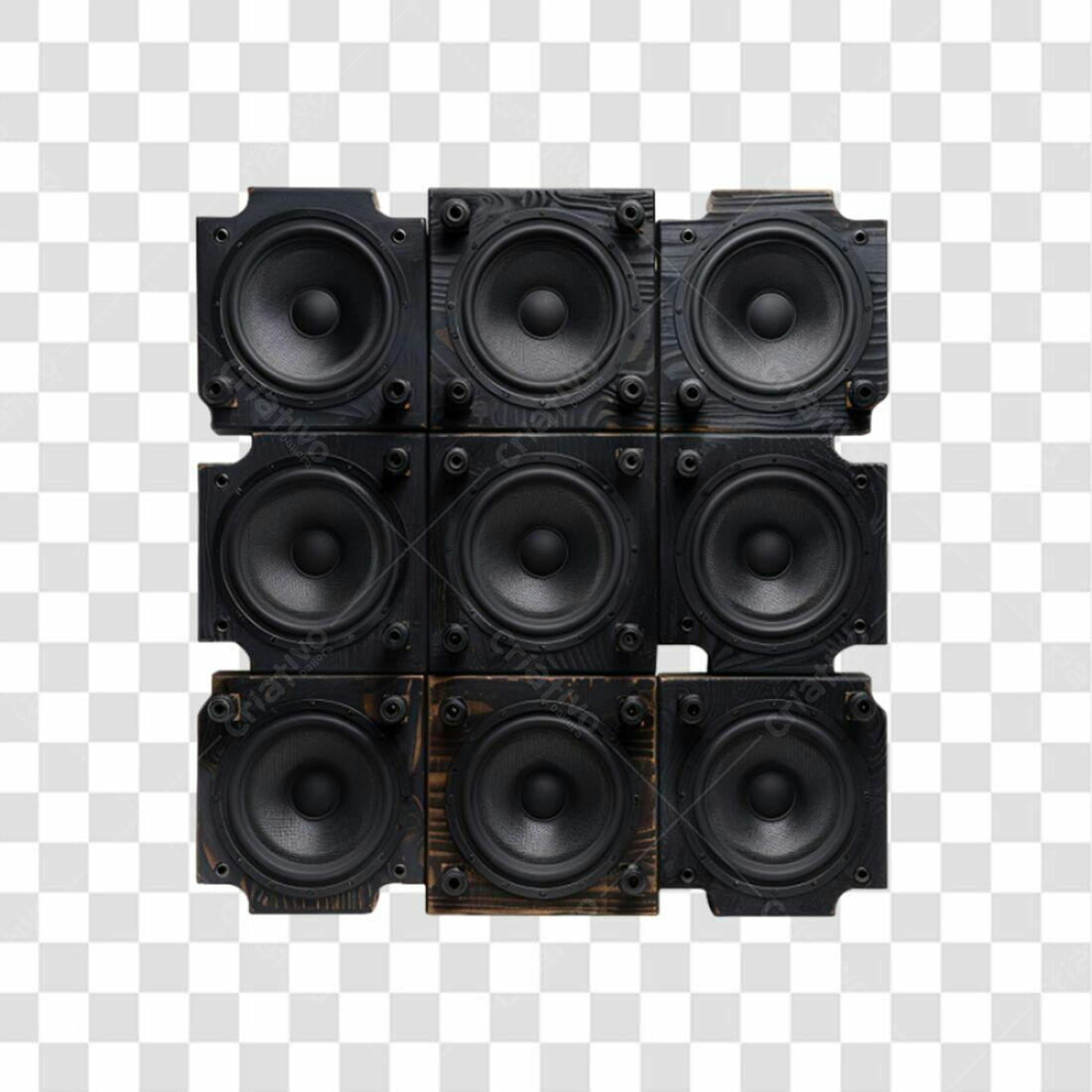 Icone de sistema de som PNG com fundo transparente
