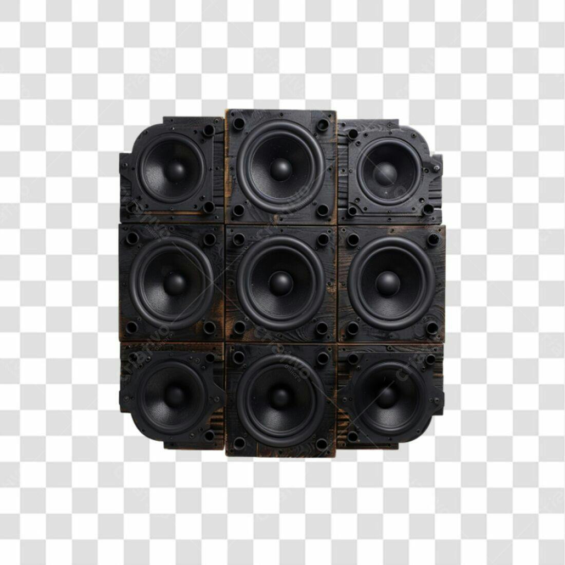 Icone Música Caixas de Som PNG com fundo transparente