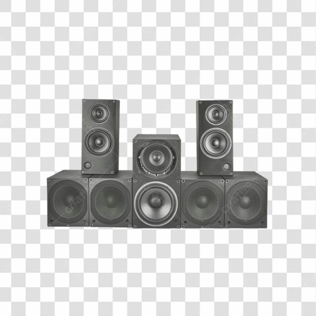 Icone Sistema de Som PNG com fundo transparente