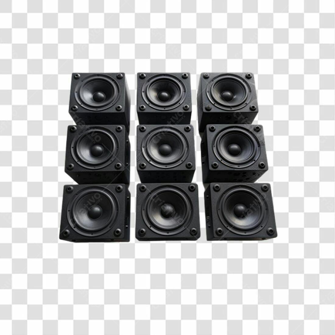 Icones Caixas de Som PNG com fundo transparente