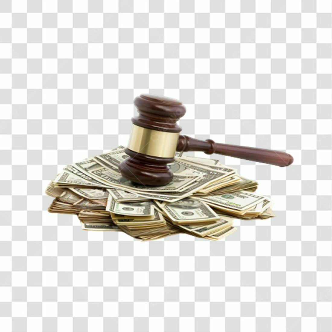 Icone Justiça e Dinheiro PNG com fundo transparente