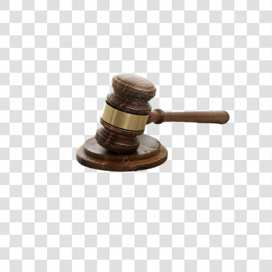 Icone Justiça Martelo PNG com fundo transparente