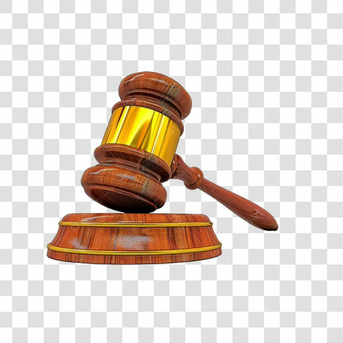 Icone Justiça Martelo PNG com fundo transparente
