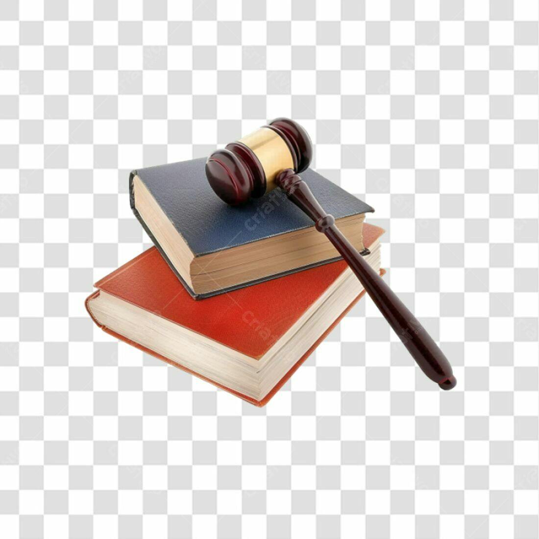 Icone Justiça Livros Martelo PNG com fundo transparente