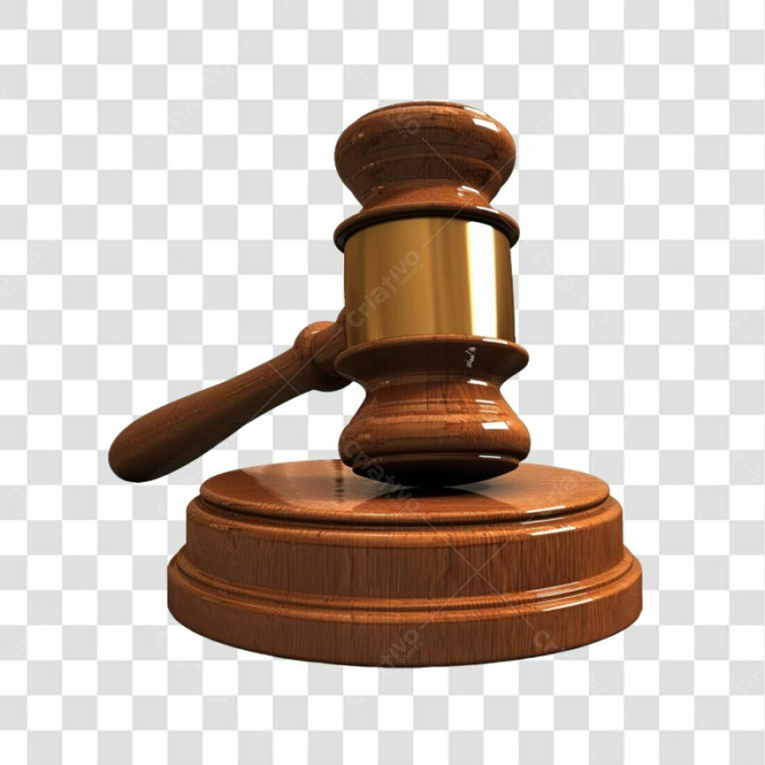 Icone Judiciário Martelo Juiz PNG com fundo transparente