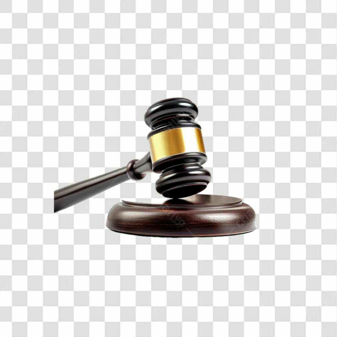 Icone Justiça Martelo PNG com fundo transparente