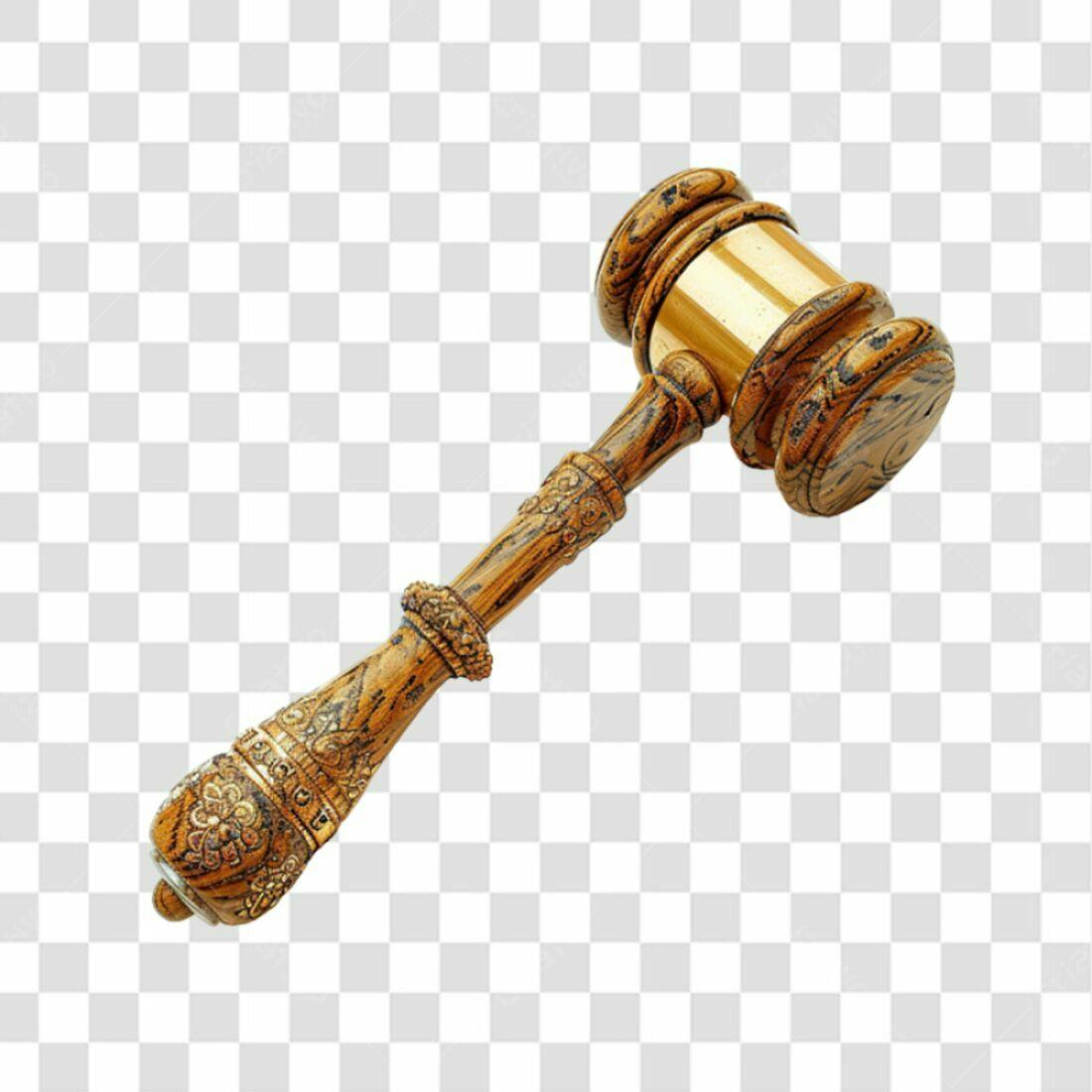 Icone Judiciário Martelo PNG com fundo transparente