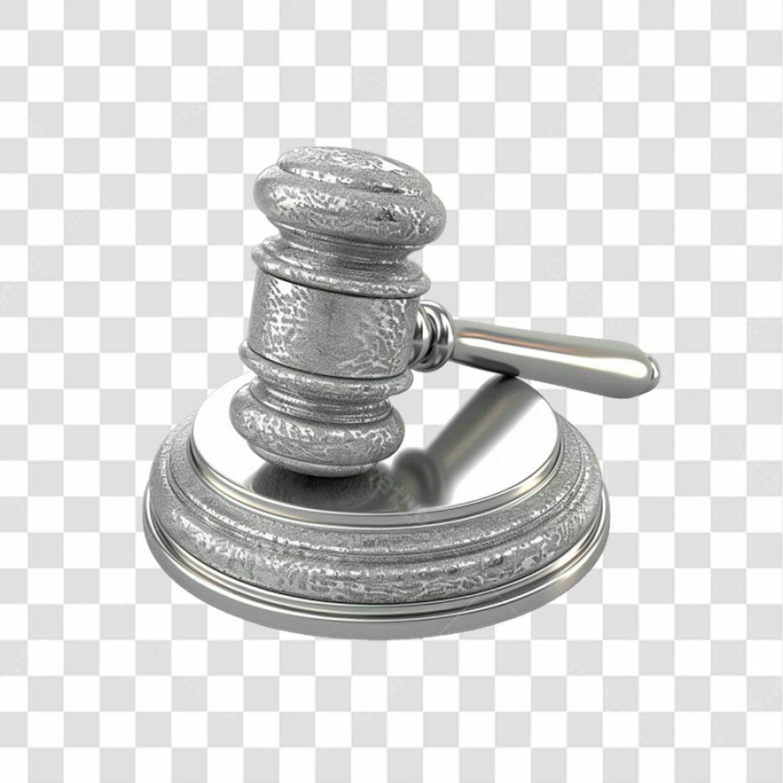 Icone Judiciário Martelo de Justiça PNG com fundo transparente