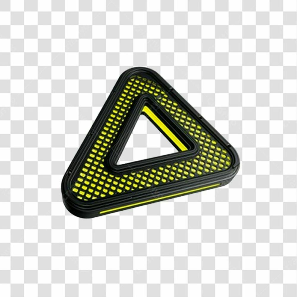 Placa 3D Neon Brilhante Png Transparente (5)