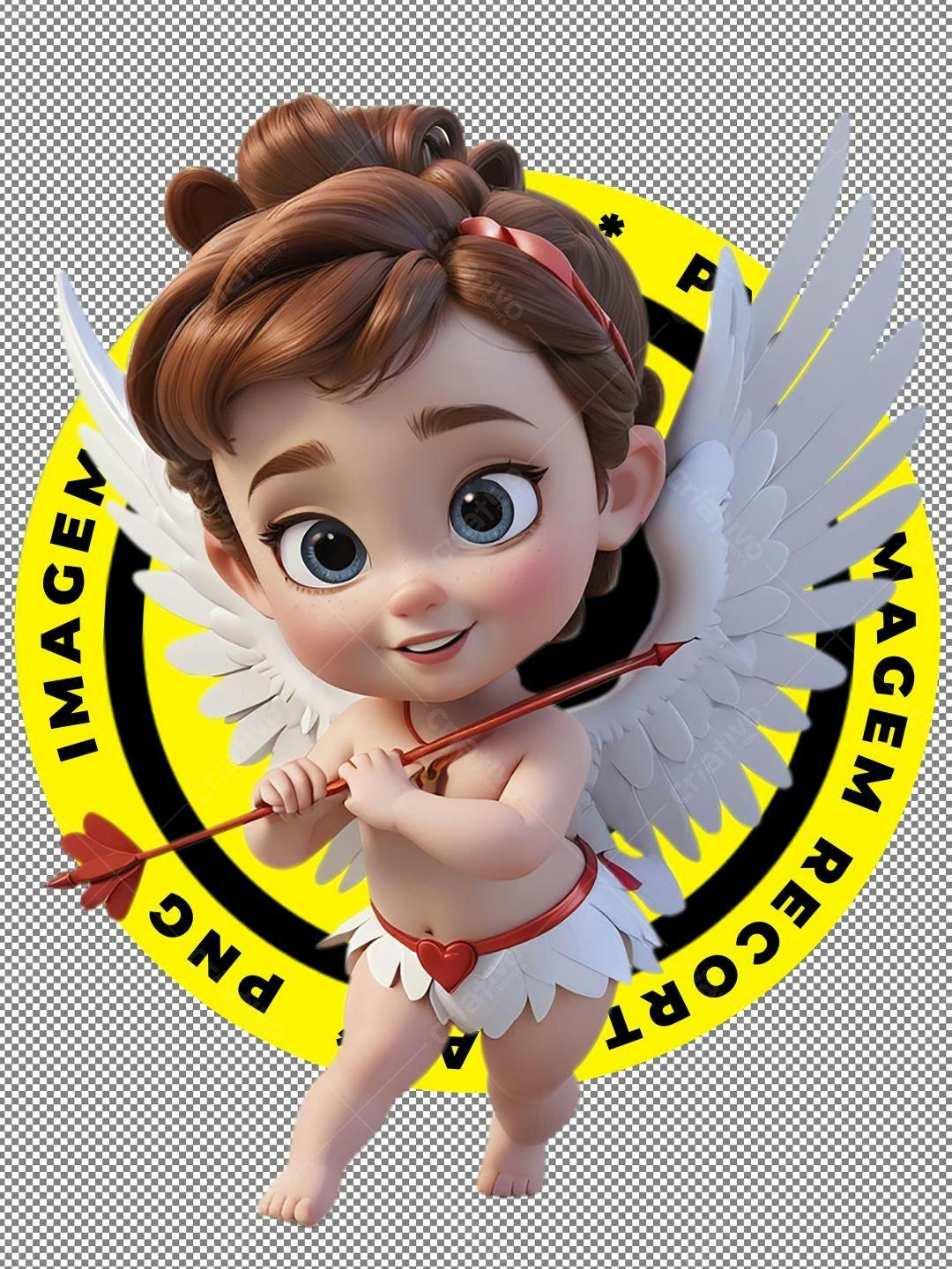Icone Cupido Dia dos Namorados PNG com fundo transparente