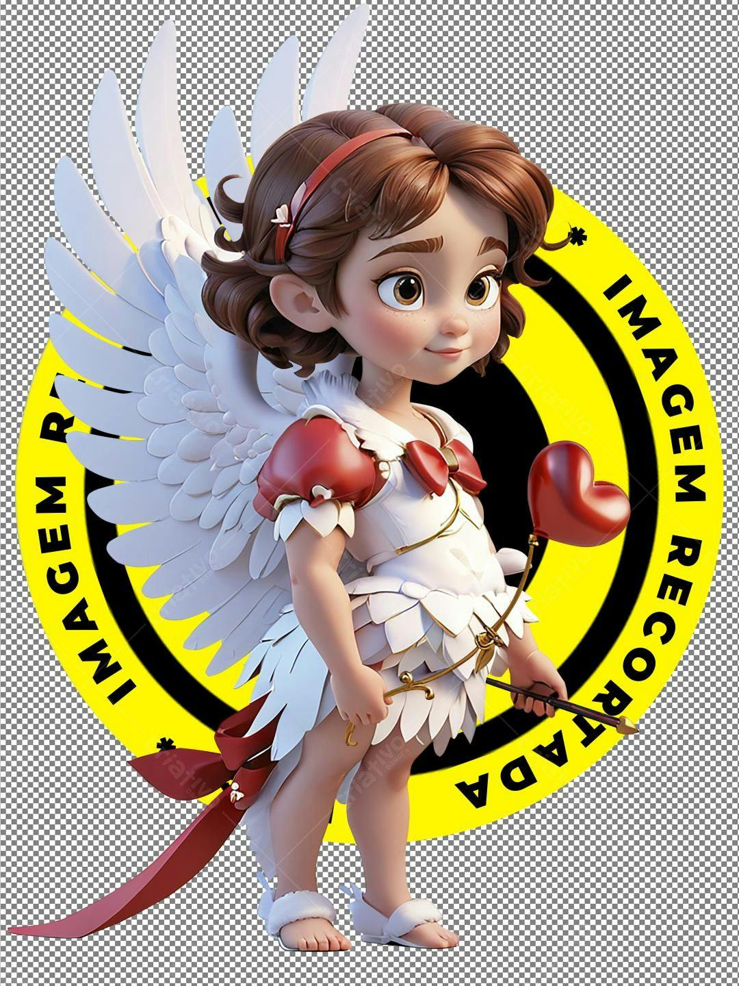 Icone Cupido Dia dos Namorados PNG com fundo transparente