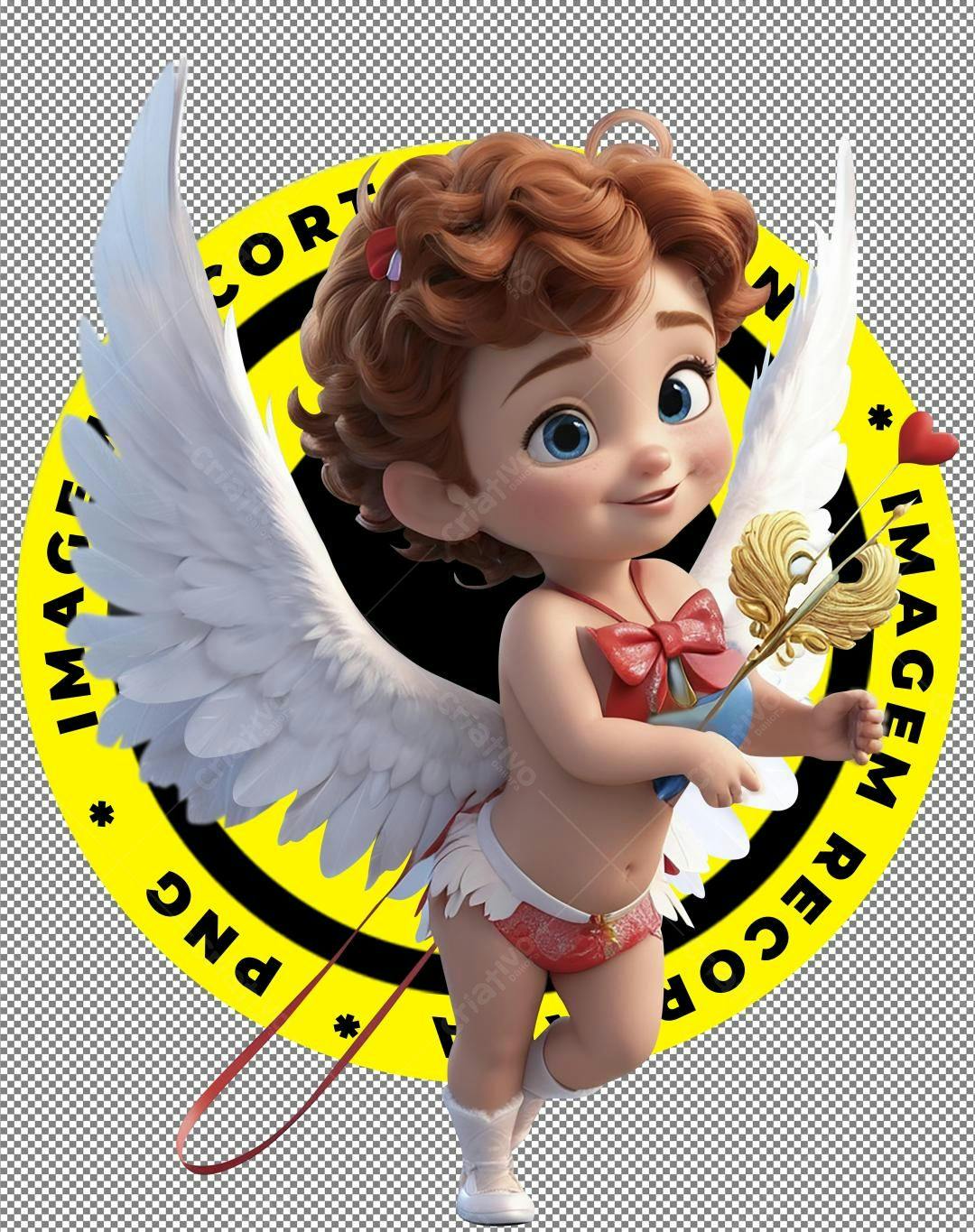 Icone Cupido Dia dos Namorados PNG com fundo transparente