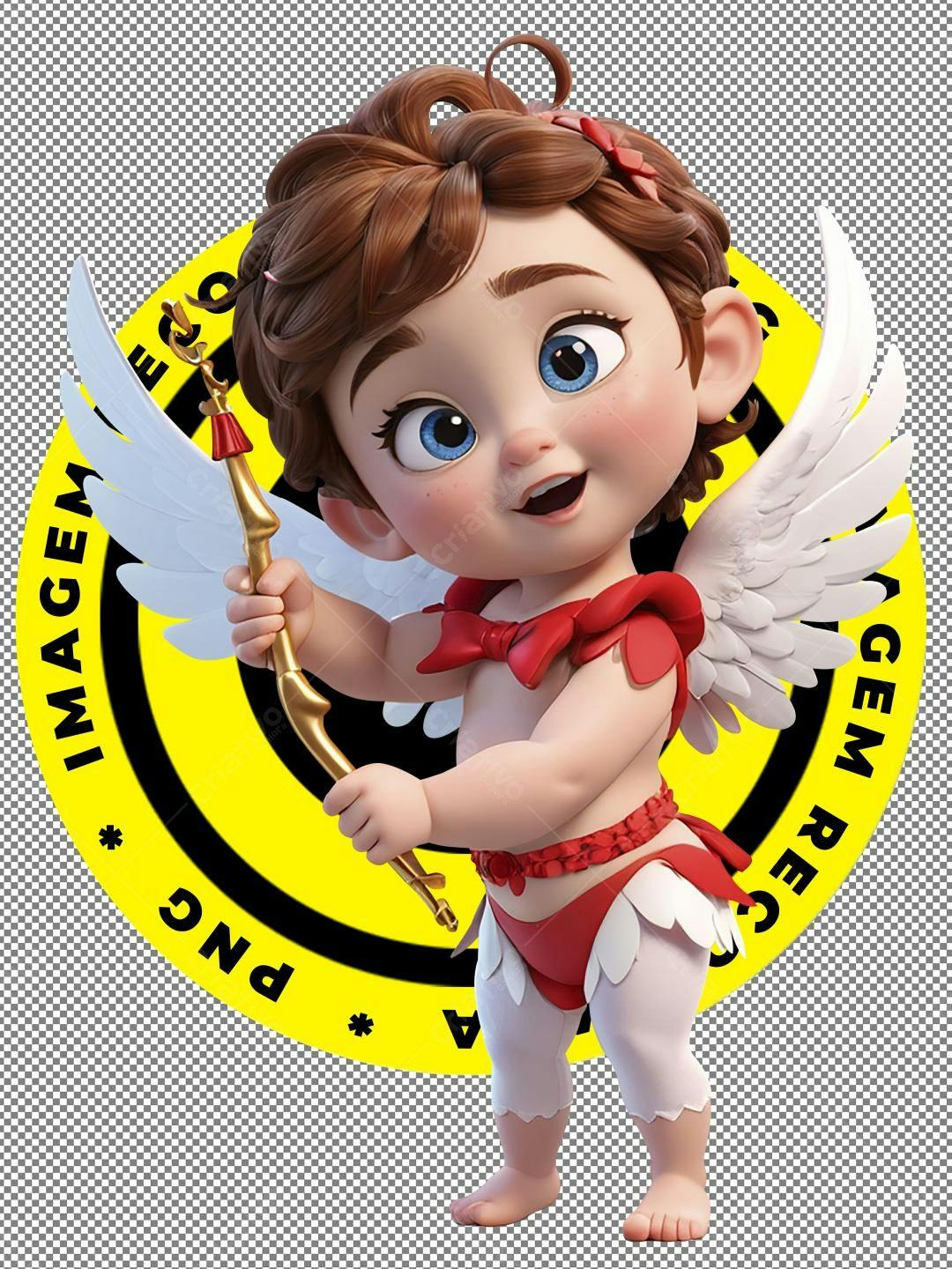 Icone Cupido Dia dos Namorados PNG com fundo transparente