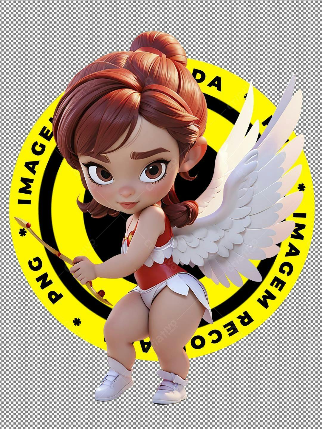 Icone Cupido Dia dos Namorados PNG com fundo transparente