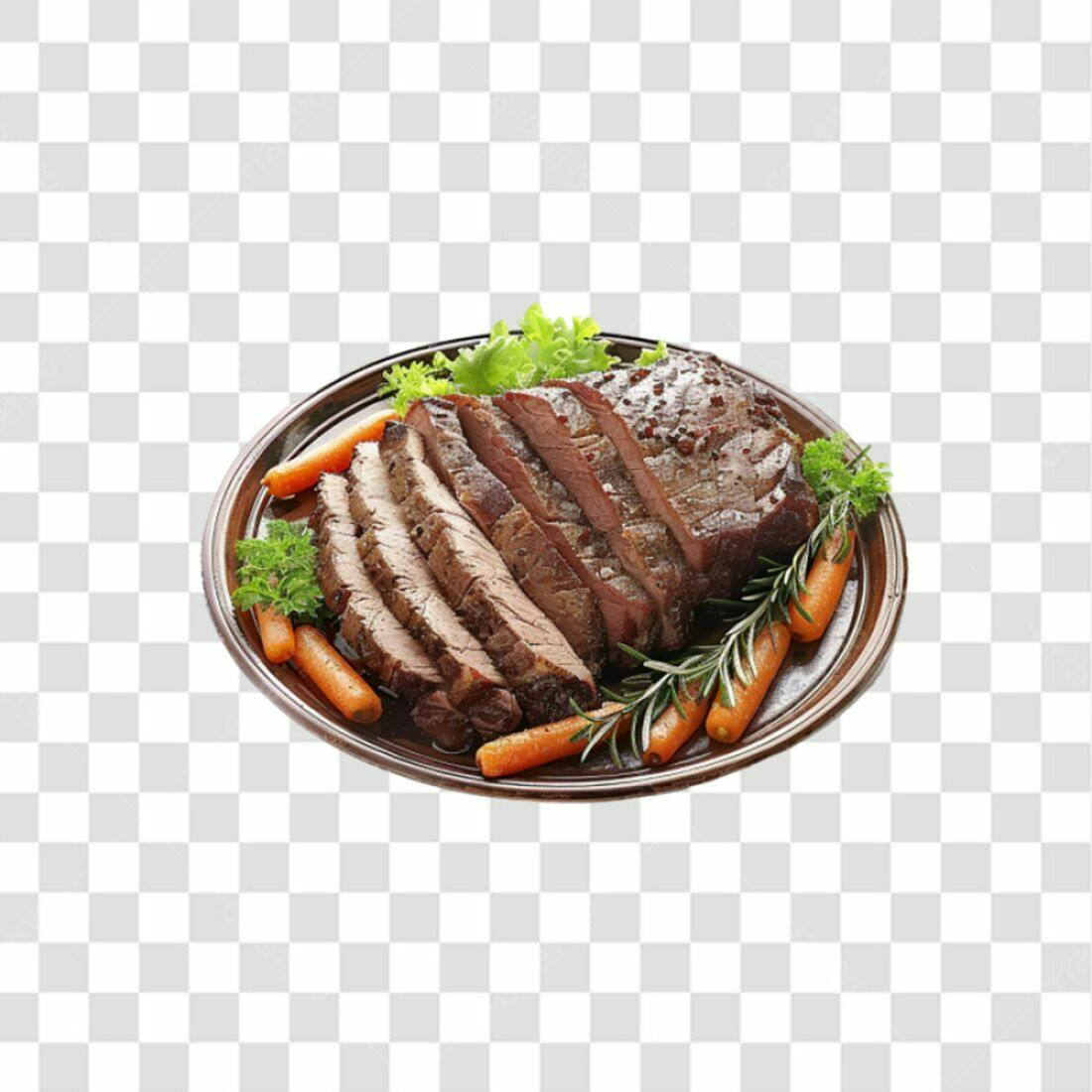 Imagem PNG Prato Carne Assada com fundo transparente