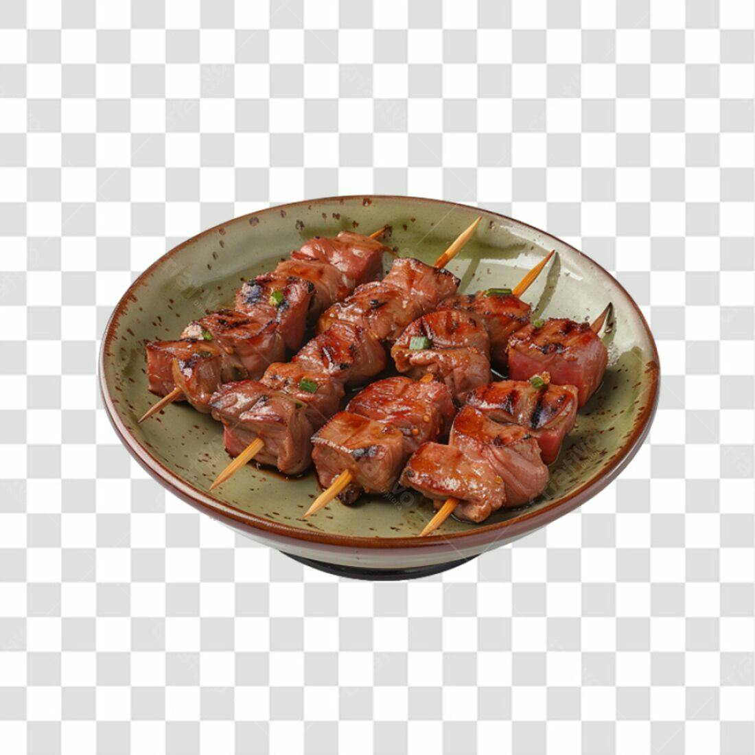 Imagem PNG Churrasco Yakitori com fundo transparente