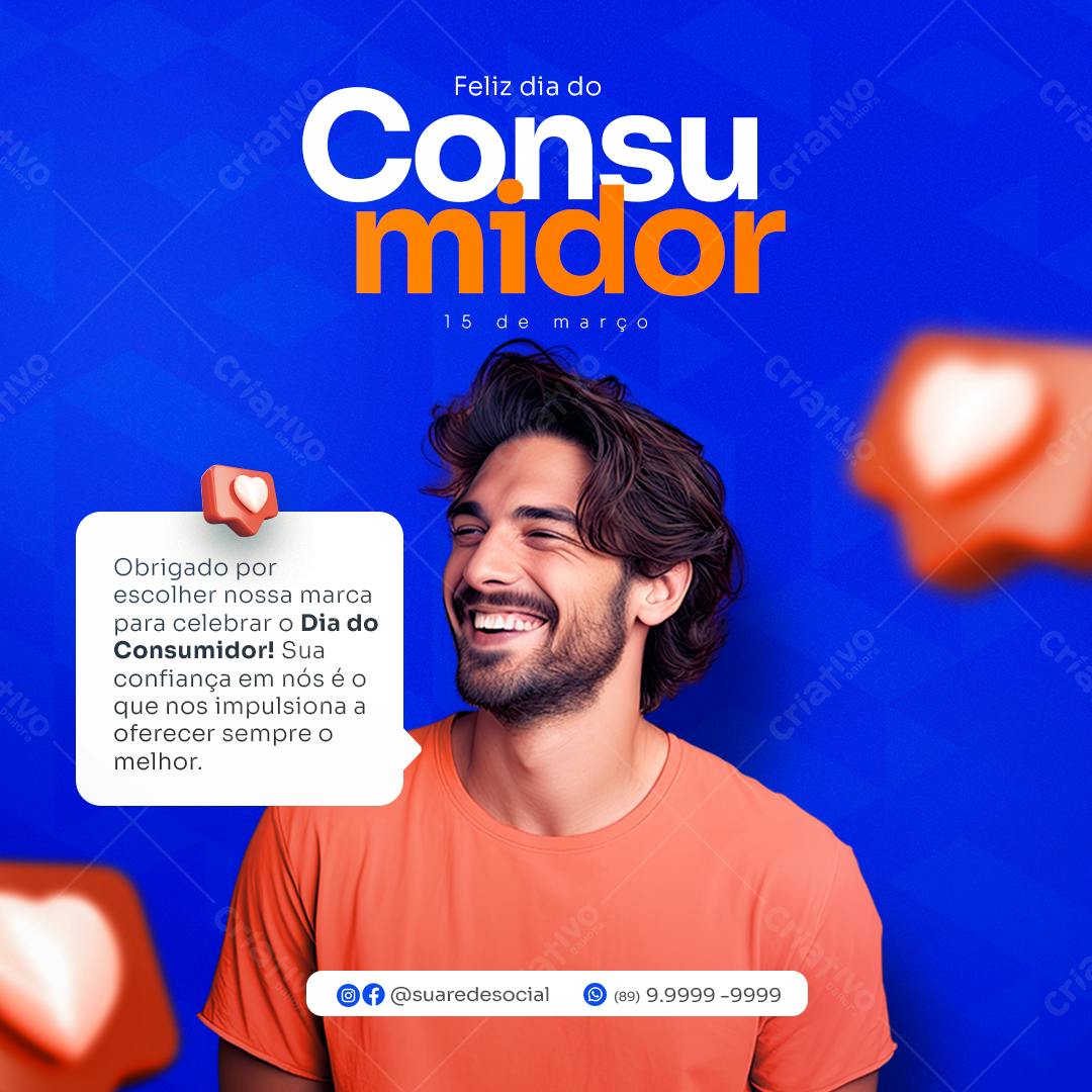 Postagem Dia do Consumidor PSD Editável