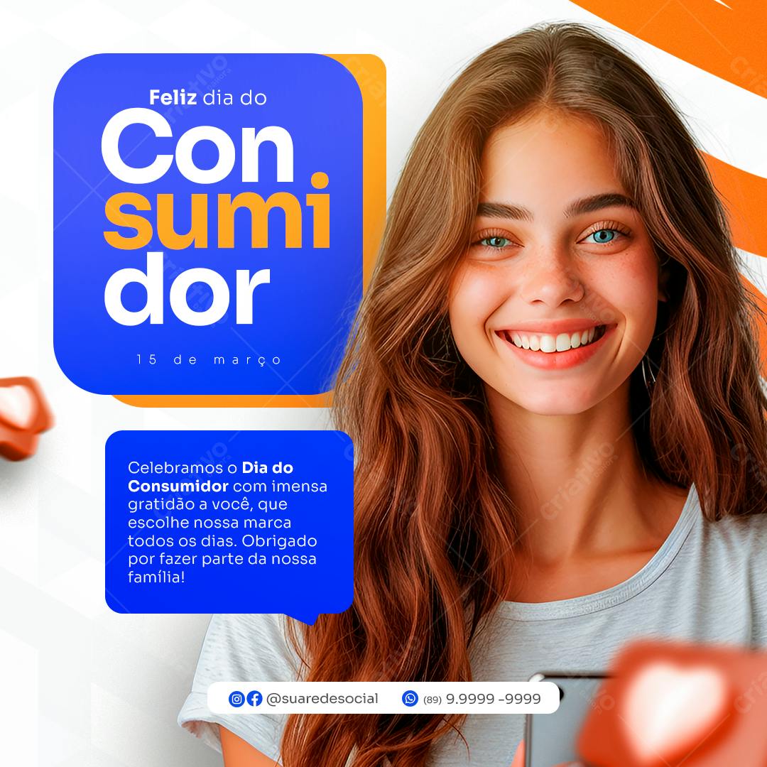 Postagem Dia do Consumidor PSD Editável