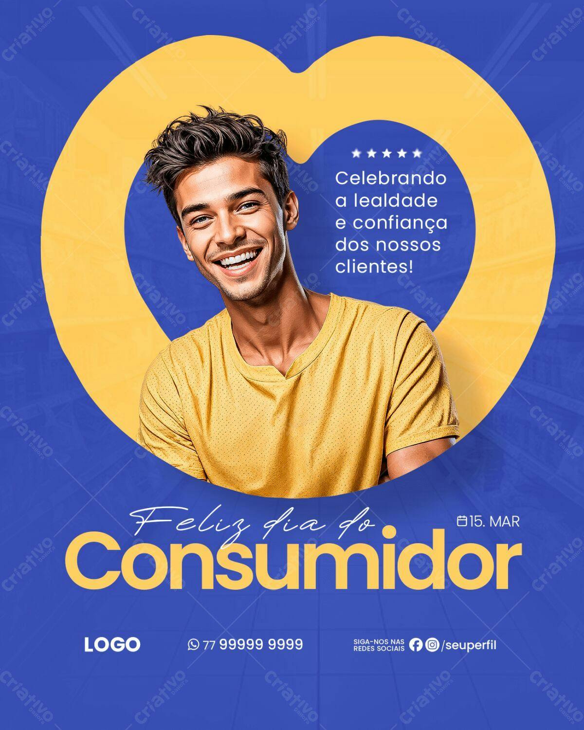 Flyer Dia do Consumidor PSD Editável