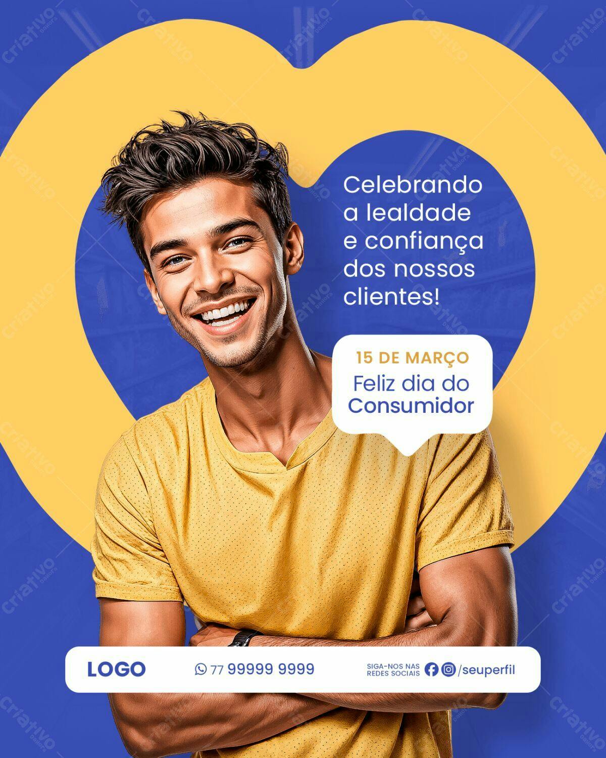 Postagem Dia do Consumidor PSD Editável