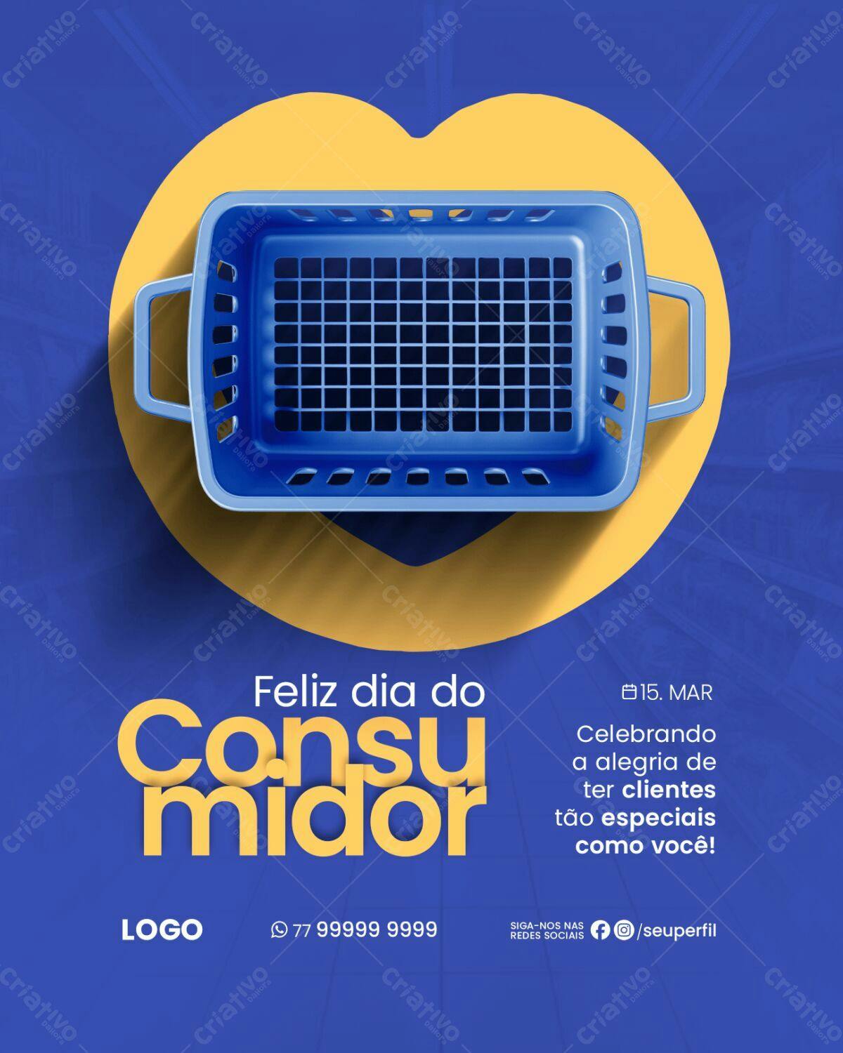Flyer Dia do Consumidor PSD Editável
