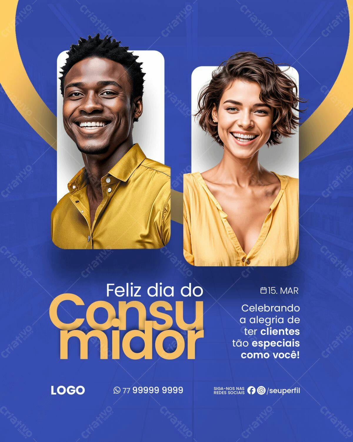 Flyer Dia do Consumidor PSD Editável