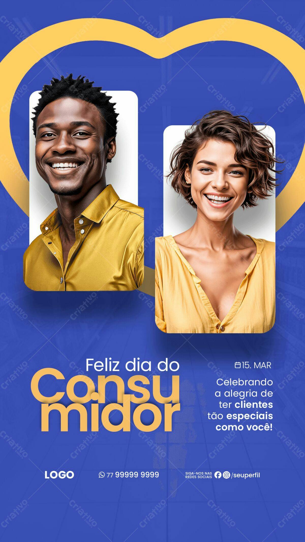 Flyer Dia do Consumidor PSD Editável