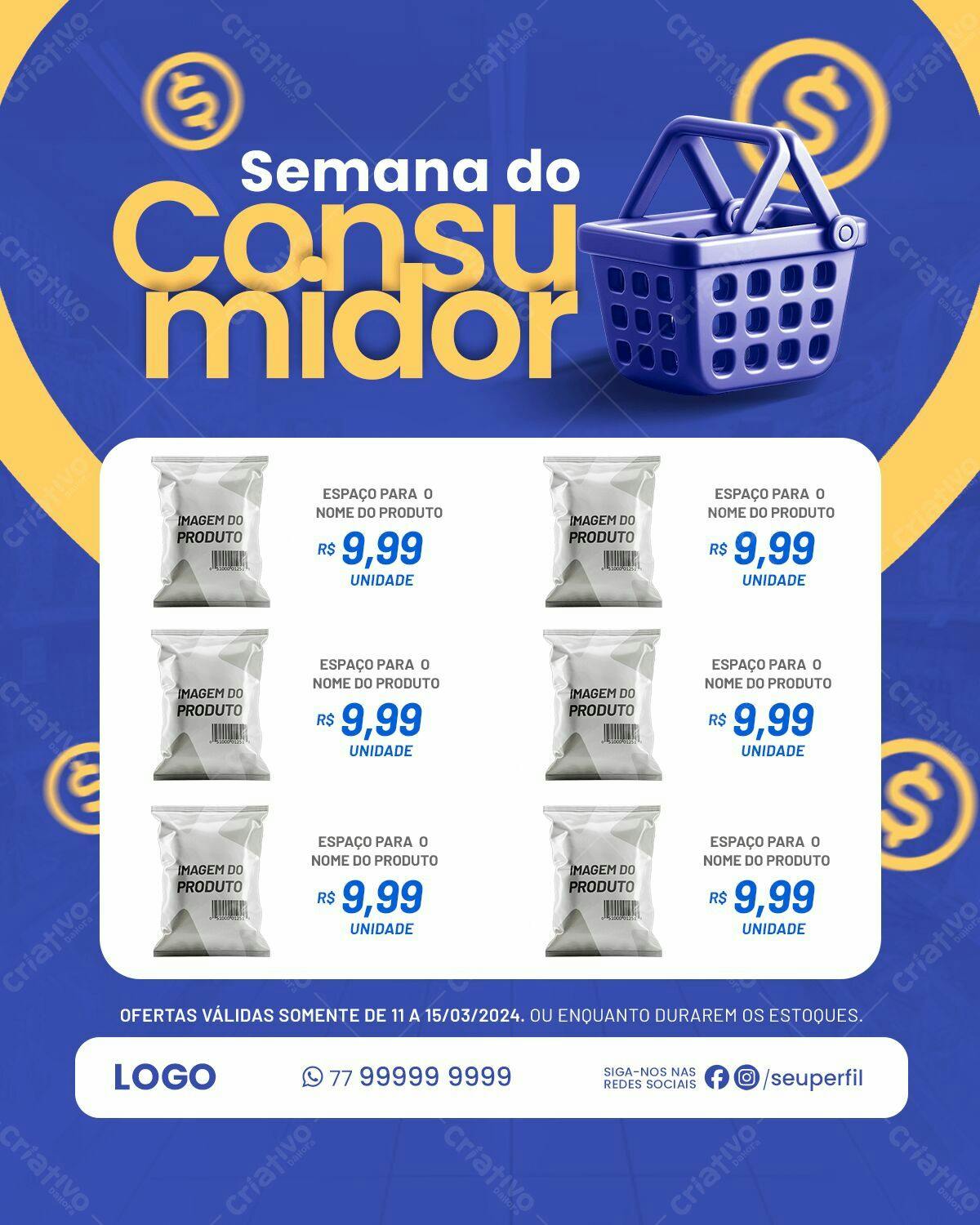 Flyer Semana do Consumidor PSD Editável