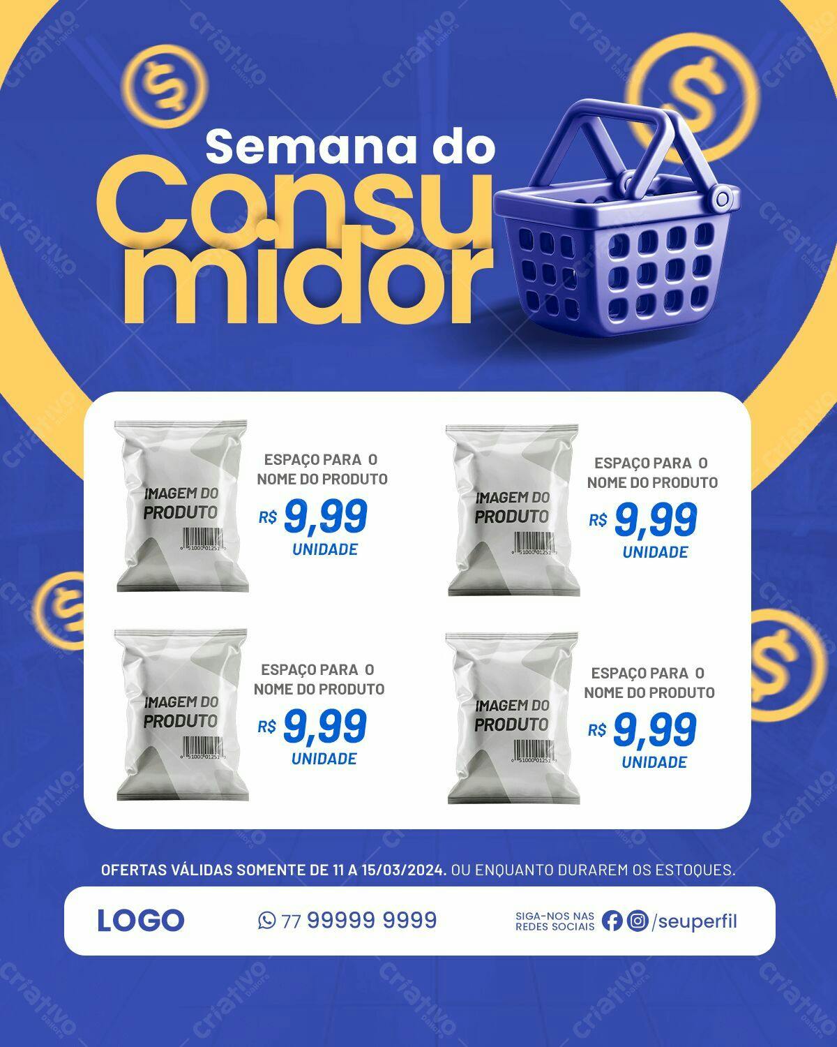 Flyer Semana do Consumidor PSD Editável
