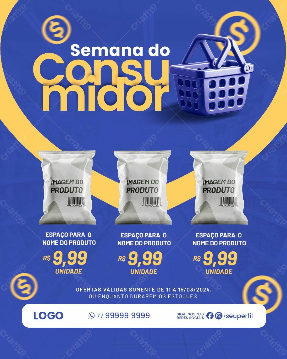 Flyer Semana do Consumidor PSD Editável