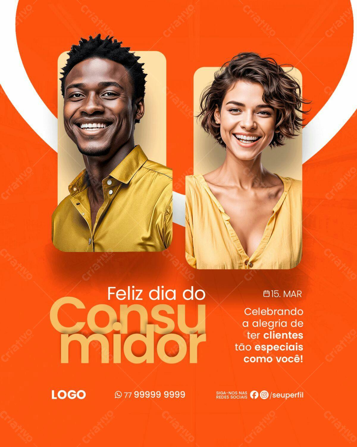 Flyer Dia do Consumidor PSD Editável