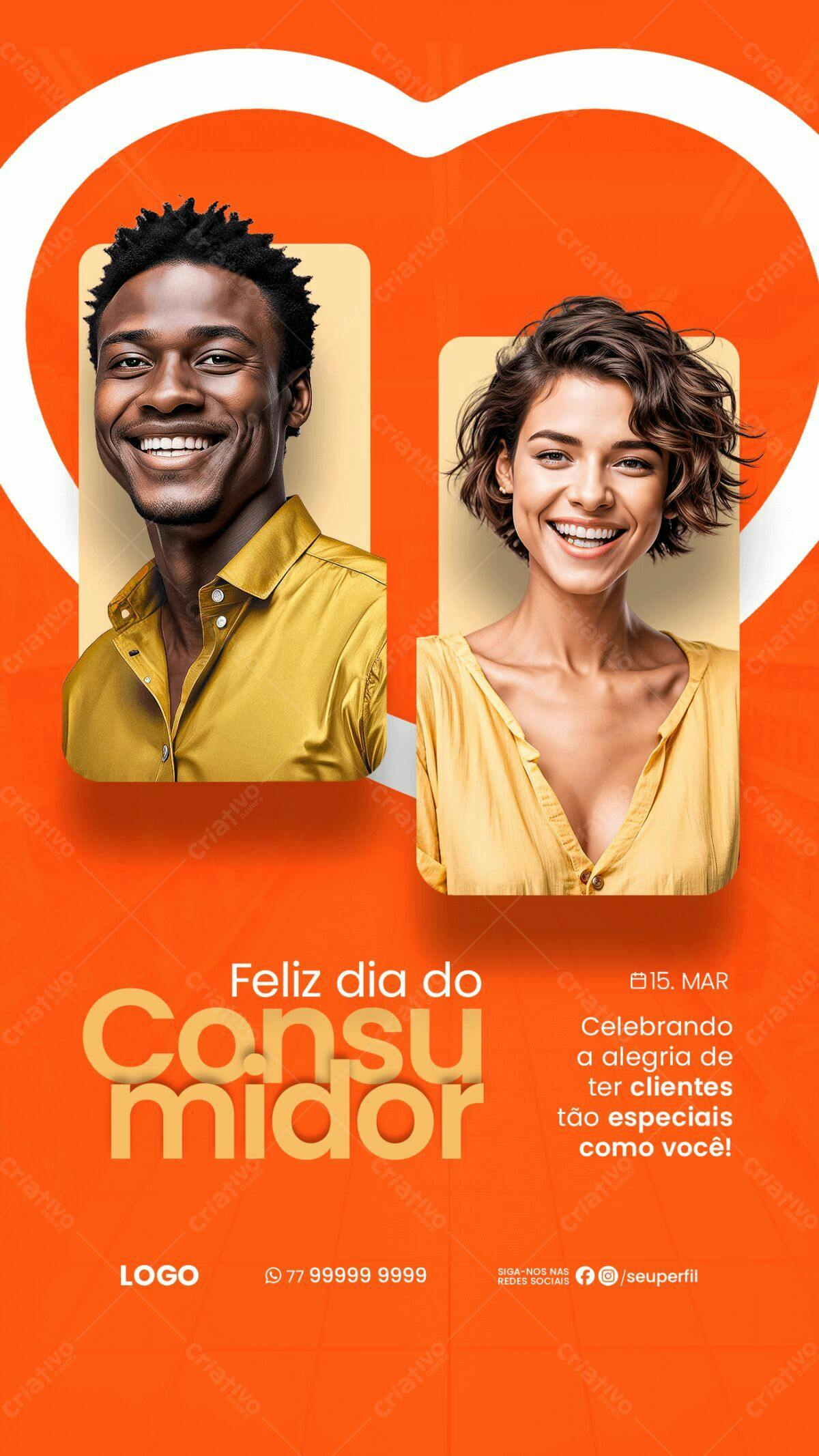 Flyer Dia do Consumidor PSD Editável