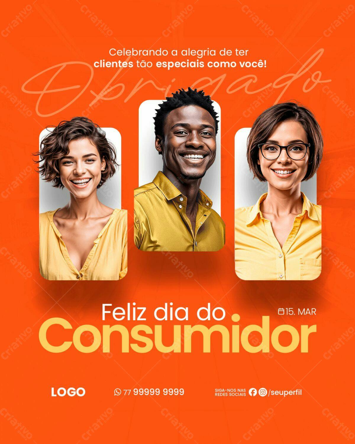 Flyer Dia do Consumidor PSD Editável