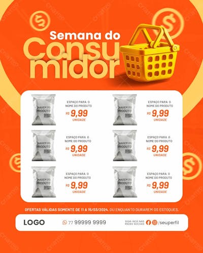 15 DE MARÇO - DIA DO CONSUMIDOR SOCIAL MEDIA   