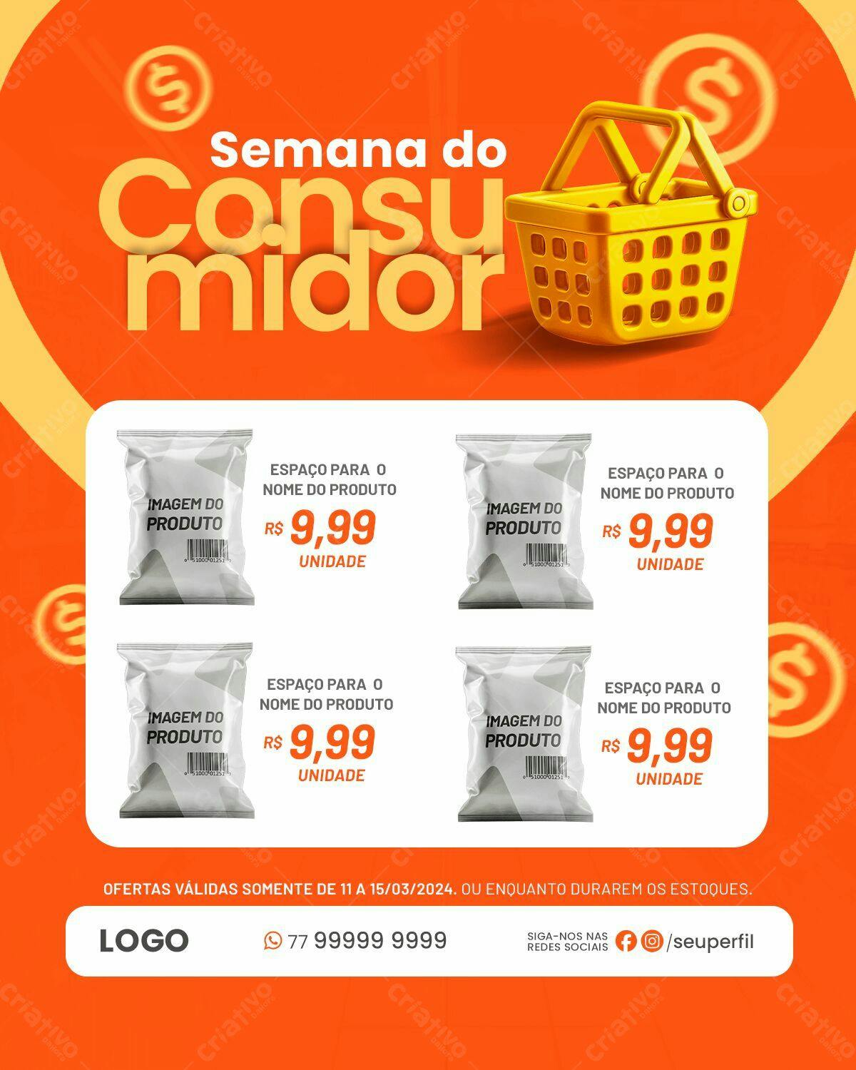 Flyer Semana do Consumidor PSD Editável